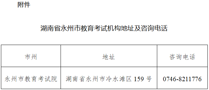 关于湖南省永州市2022年成人高考延期组织考试的公告